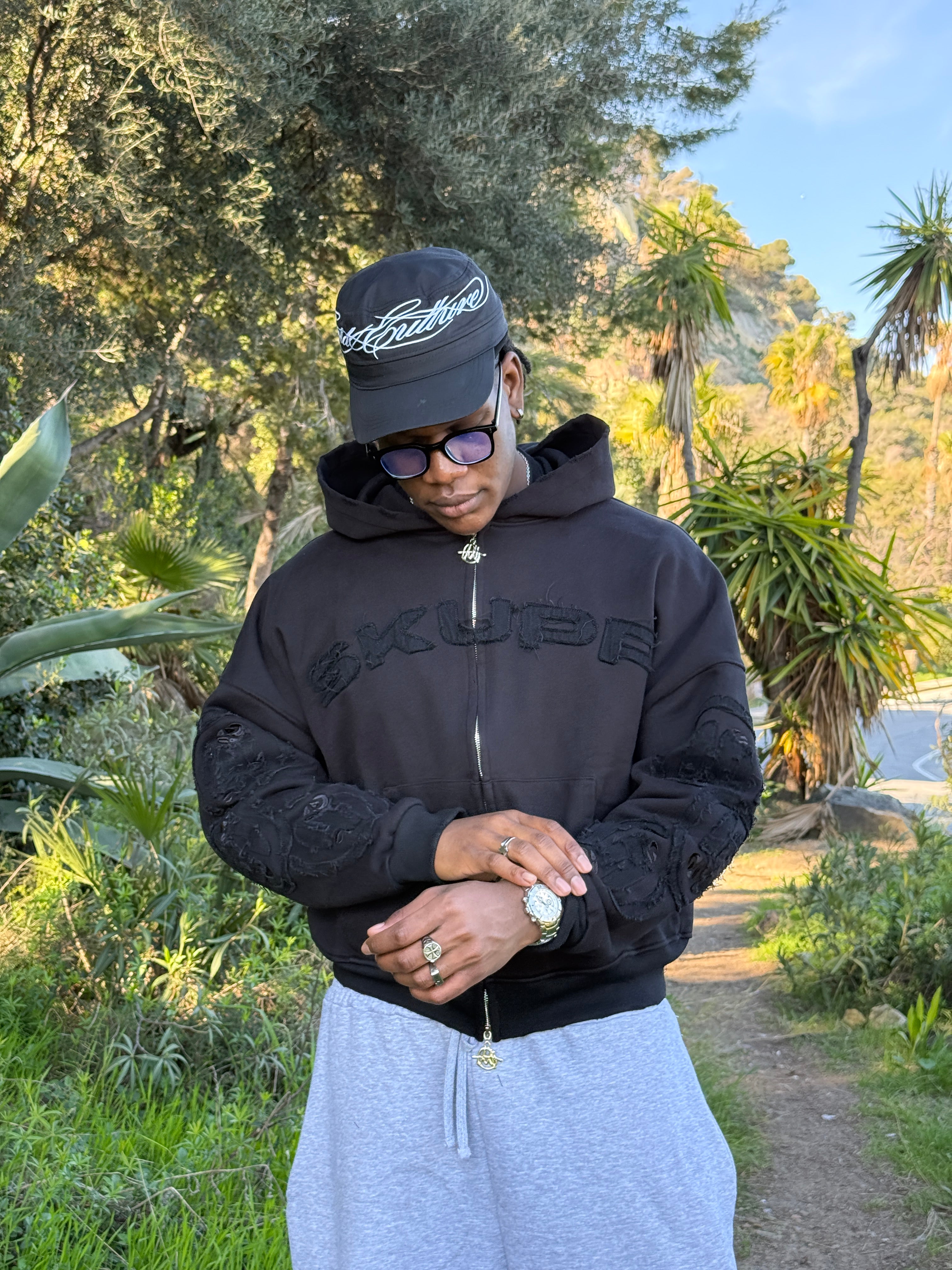 Blackout Zip Hoodie