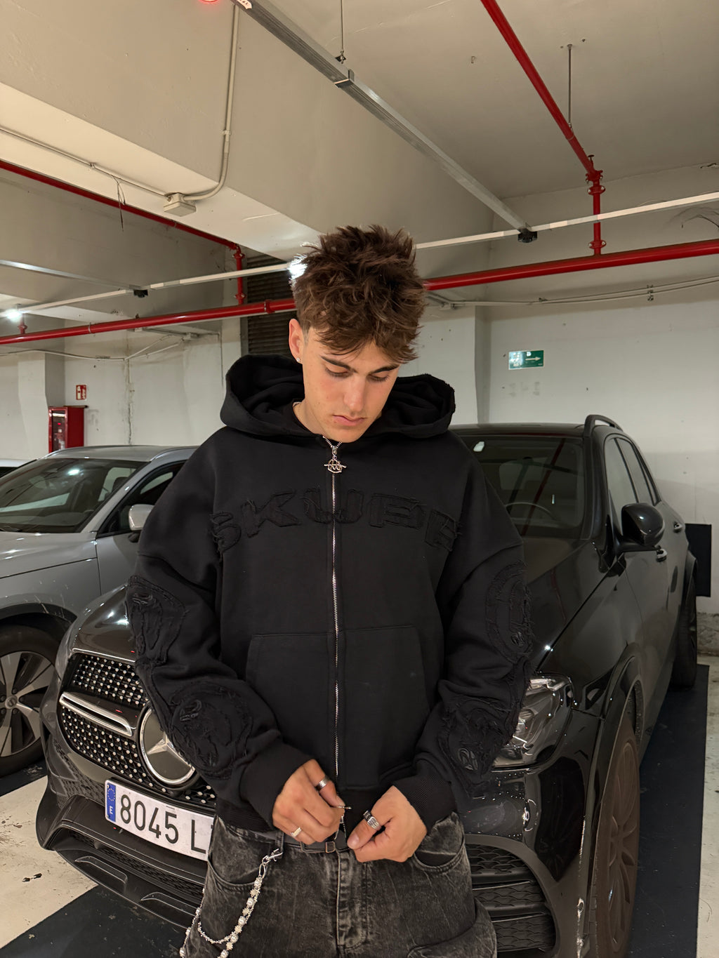 Blackout Zip Hoodie