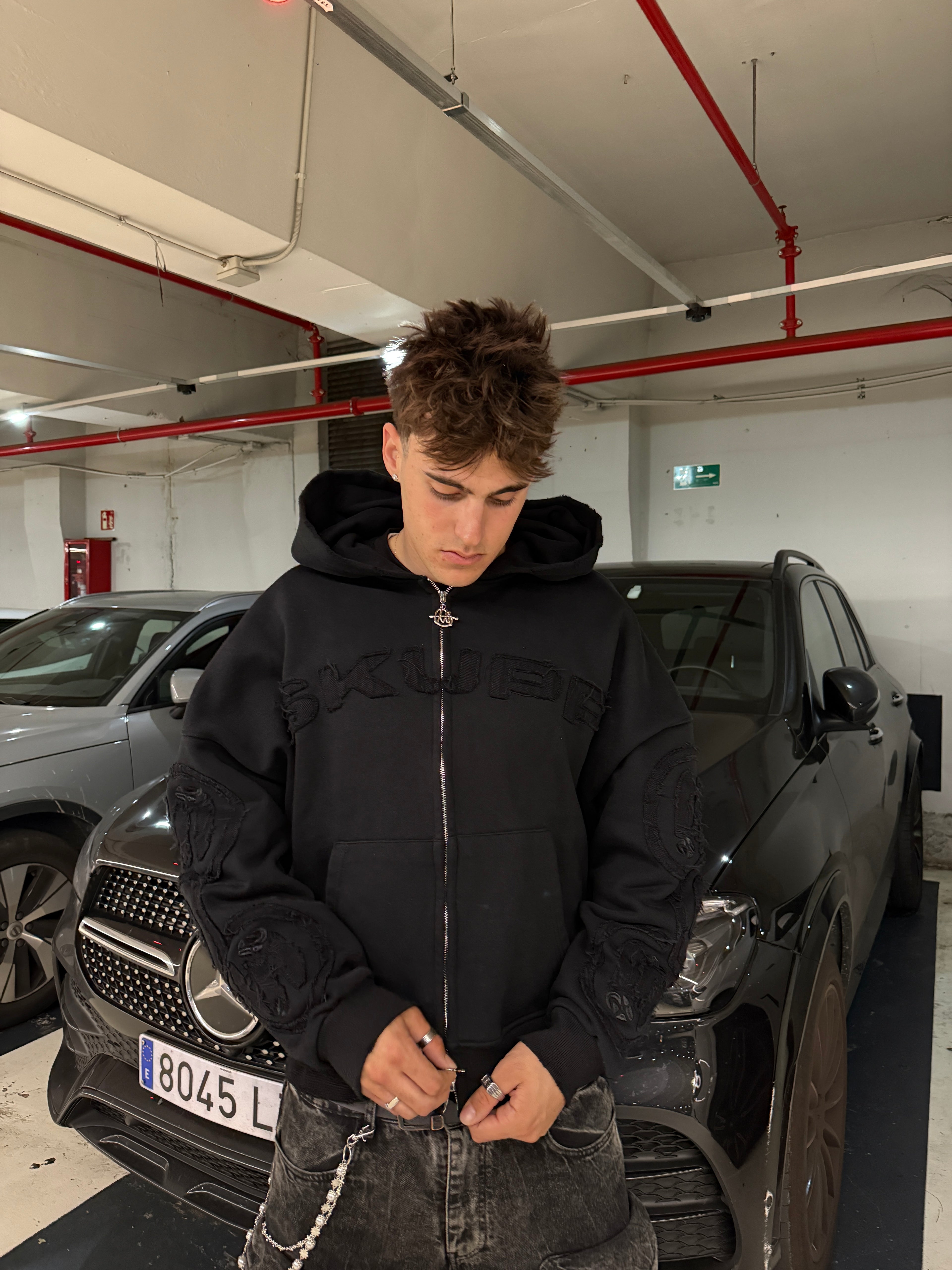 Blackout Zip Hoodie